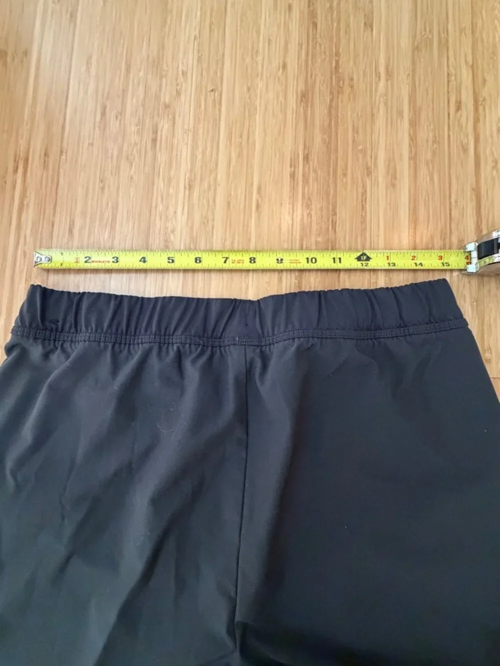 Abercrombie & Fitch Mens Black Stretch Pants Jogger M Zip Pocket Athleisure